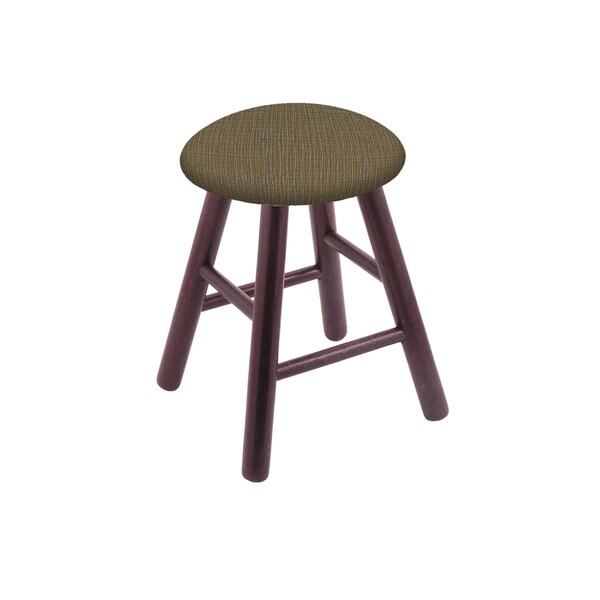 Holland Bar Stool Co Oak Vanity Stool, Dark Cherry Finish, Rein Coffee Seat - RC18OSDC017