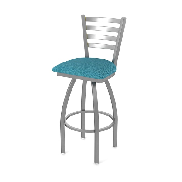 Holland Bar Stool Co 410 Jackie Stainless Steel 36in Swivel Bar Stool with Graph Tidal Seat - 41036SS022