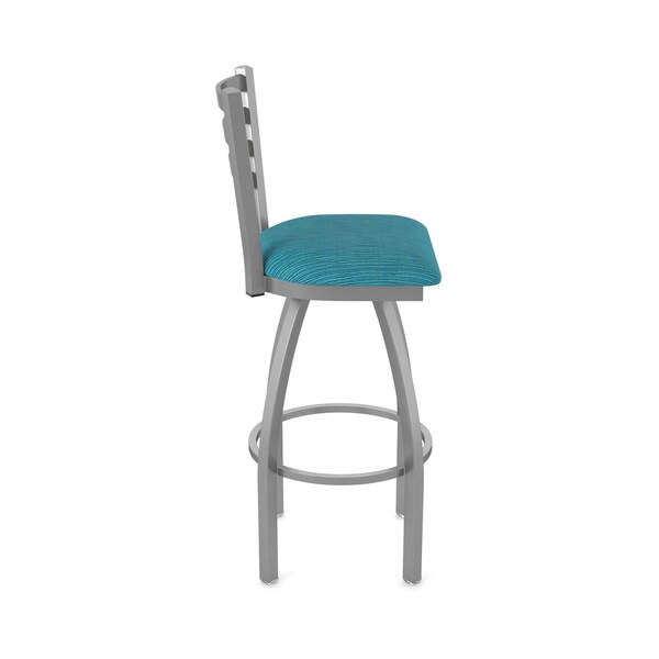 Holland Bar Stool Co 410 Jackie Stainless Steel 36in Swivel Bar Stool with Graph Tidal Seat - 41036SS022
