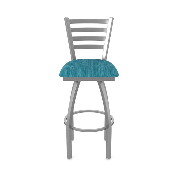 Holland Bar Stool Co 410 Jackie Stainless Steel 36in Swivel Bar Stool with Graph Tidal Seat - 41036SS022