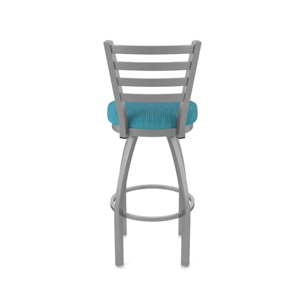 Holland Bar Stool Co 410 Jackie Stainless Steel 36in Swivel Bar Stool with Graph Tidal Seat - 41036SS022