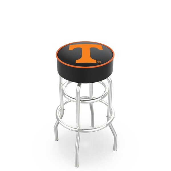 Holland Bar Stool Co 30" Tennessee Cushion Seat, 2-Ring Chrome Swivel Bar Stool - L7C130TENNES
