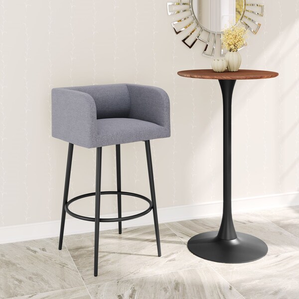 Zuo Modern Horbat Barstool Set Of 2 Gray - 110066