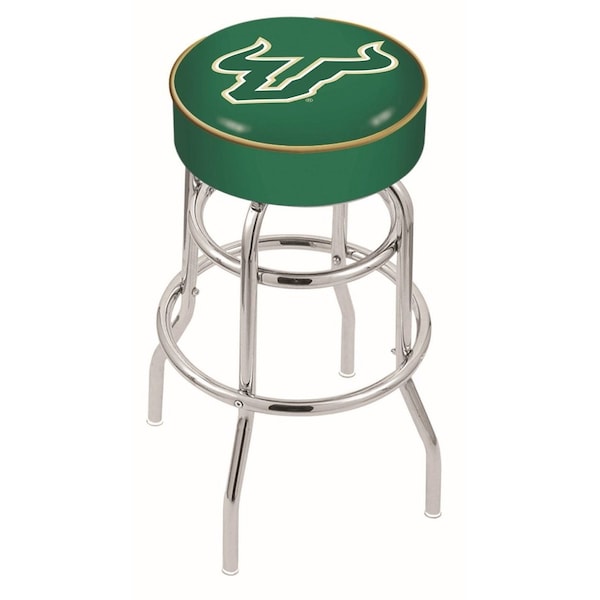 Holland Bar Stool Co 25" South Florida Cushion Seat, 2-Ring Chrome Swivel Bar Stool - L7C125SOUFLA