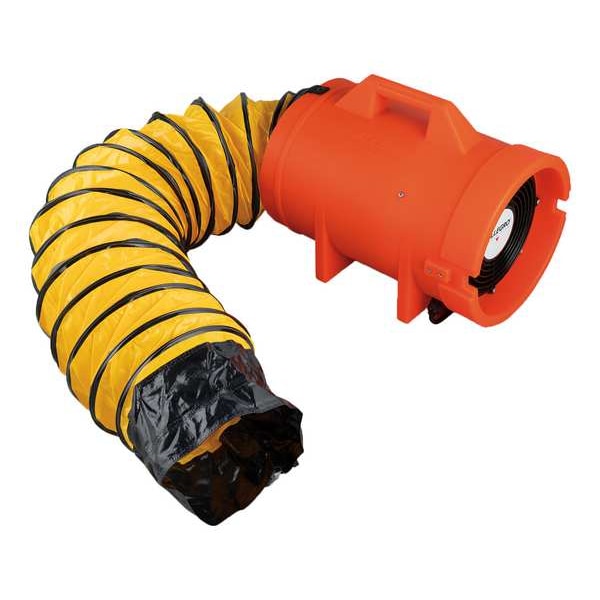 Allegro Industries ConfinedSpaceBlower, Black/Yellow, 11.25W - 9532-15
