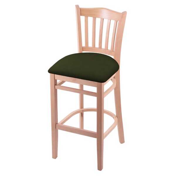 Holland Bar Stool Co 30" Bar Stool, Natural Finish, Canter Pine Seat - 312030NAT010