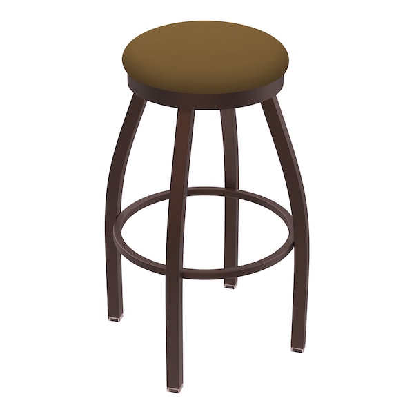 Holland Bar Stool Co 30" Swivel Bar Stool, Bronze Finish, Canter Saddle Seat - 80230BZ012