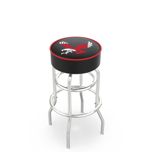 Holland Bar Stool Co 25" Eastern Washington Cushion Seat, 2-Ring Chrome Swivel Bar Stool - L7C125EASTWA