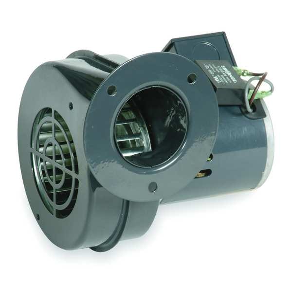 Dayton OEM Blower, Direct Drive, 3-7/8 in Wheel Dia, 72 cfm, 230V AC, 1 Phase, 1/70 hp, Open Motor - 3FRE9