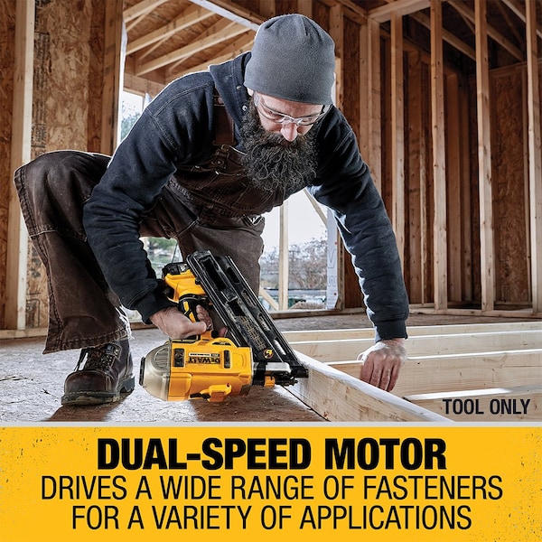 Dewalt 20V MAX* Cordless 30 degree Paper Collated Framing Nailer - DCN692B