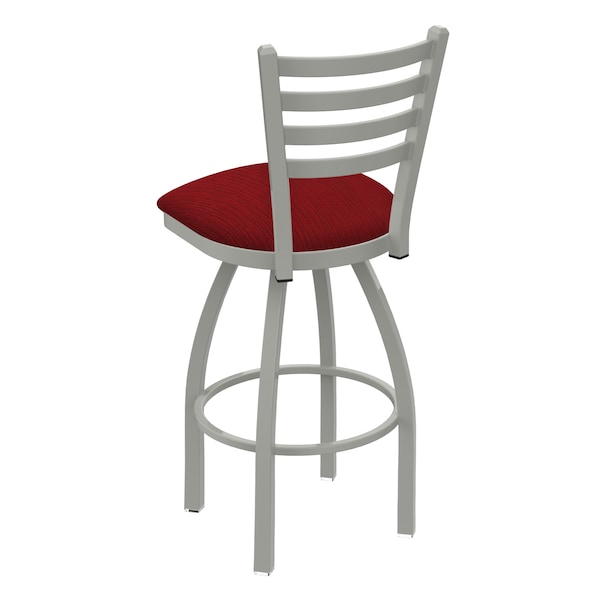 Holland Bar Stool Co 30" Swivel Bar Stool, Nickel Finish, Graph Ruby Seat - 41030AN016