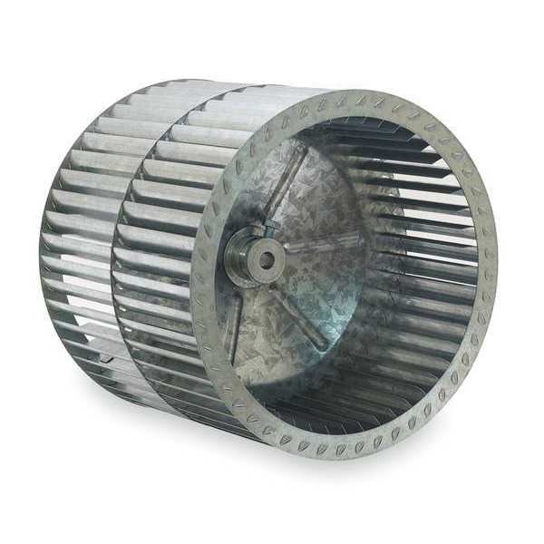 Dayton Blower Wheel, Dia 11 In, Bore 1/2 In - 2UTW1