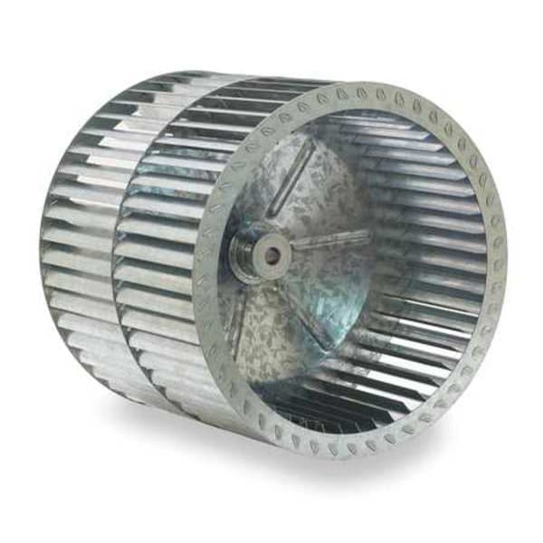 Dayton Blower Wheel, Dia 11 In, Bore 1/2 In, Rotation: CCW Hub End - 2UTW2