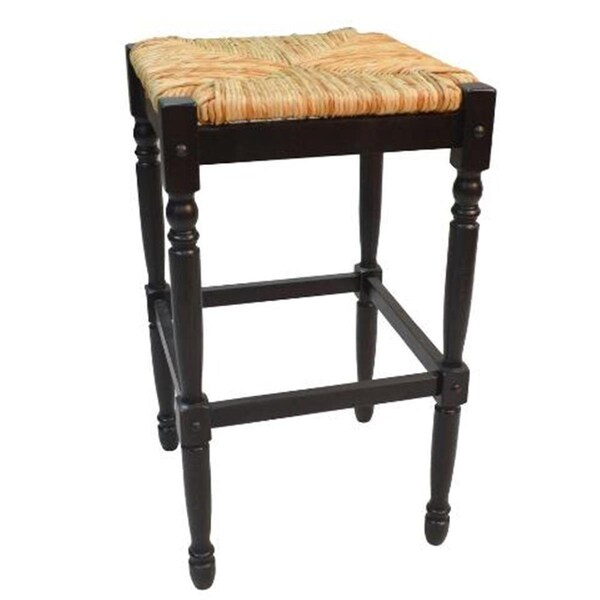 Carolina Chair & Table Co CarolinaChairandTable  Hawthorne Bar Stool, Espresso - 2663-RTA-ESP