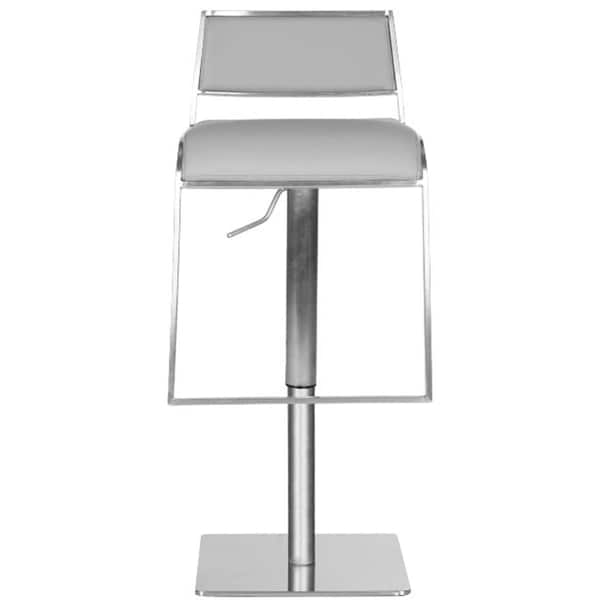 Safavieh Natania Swivel Barstool- Grey - 29.13 x 16.93 x 17.52 in. - FOX3006D