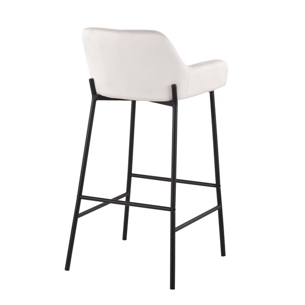 Lumisource Daniella Fixed-Height Bar Stool - Set of 2 PR - B30-DNLA2 BKVW2