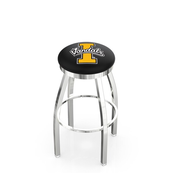 Holland Bar Stool Co 30" Chrome Idaho Swivel Bar Stool, Accent Ring - L8C2C30IDAHOU
