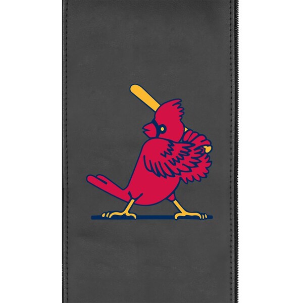 Dreamseat Bar Stool 500 with St Louis Cardinals Cooperstown Primary, 2PK - XZ500BSDBLK-PSCOOP0100A