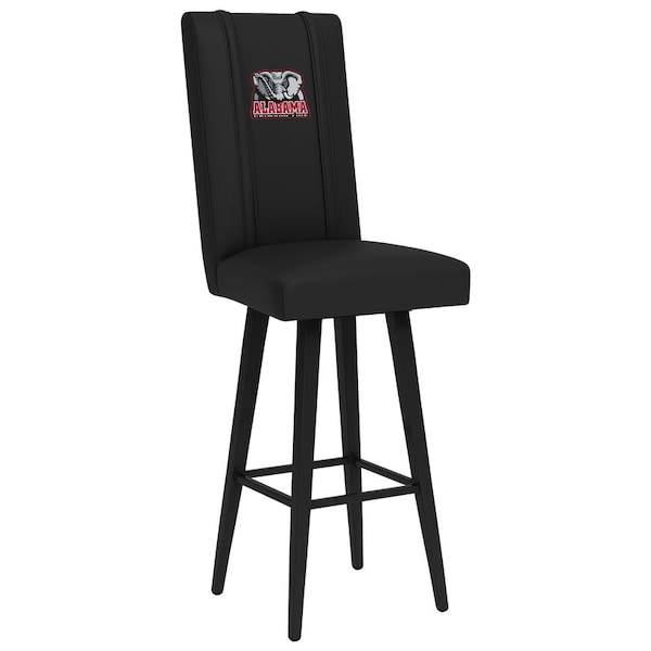 Dreamseat Swivel Bar Stool 2000 with Alabama Crimson Tide Elephant Logo - XZ2000BSSBLK-PSCOL12074