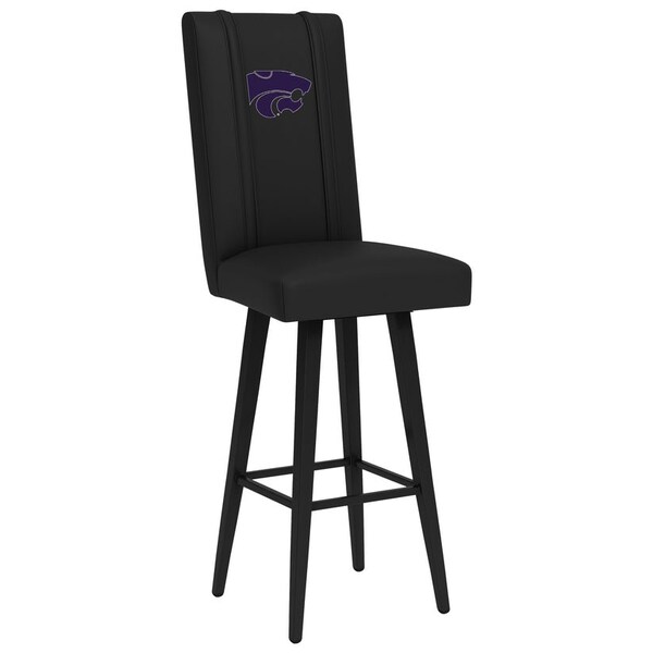 Dreamseat Swivel Bar Stool 2000 with Kansas State Wildcats Logo - XZ2000BSSBLK-PSCOL13071