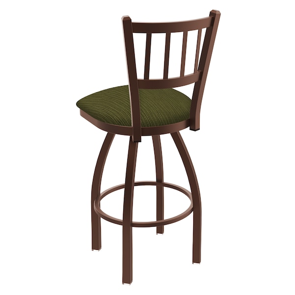 Holland Bar Stool Co 30" Swivel Bar Stool, Bronze Finish, Graph Parrot Seat - 81030BZ015
