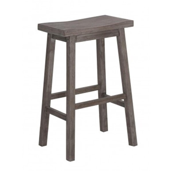 Made-To-Order Boraam Industries  24 in. Sonoma Wire - brush Saddle Stool - MA2205810