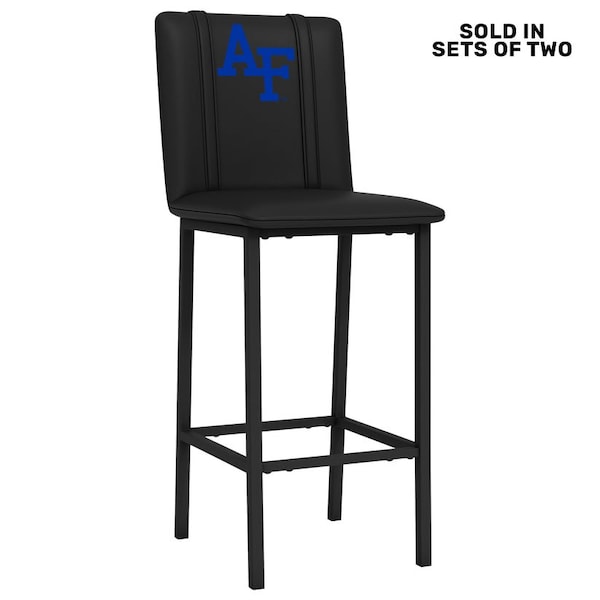 Dreamseat Bar Stool 500 with Air Force Falcons Logo, 2PK - XZ500BSDBLK-PSCOL13281A