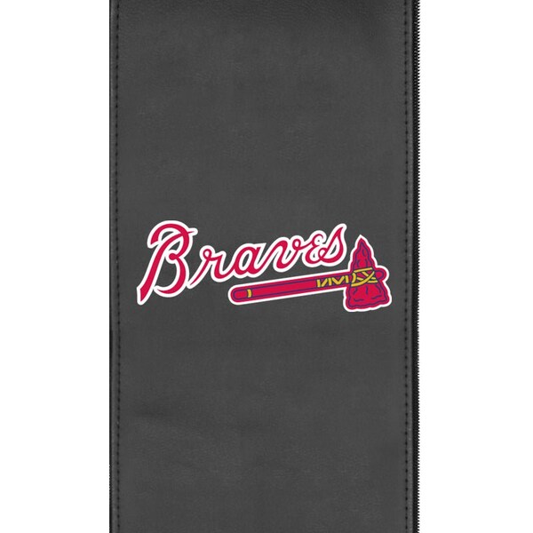 Dreamseat Bar Stool 500 with Atlanta Braves Logo, 2PK - XZ500BSDBLK-PSMLB20010A