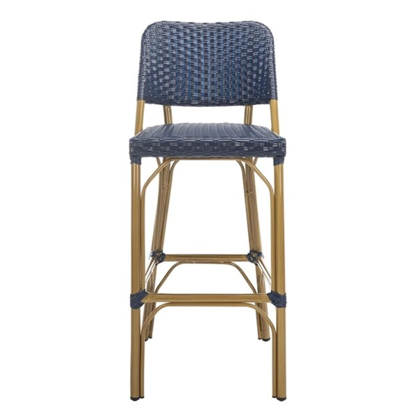 Safavieh Deltana Barstool, Navy - FOX5208D