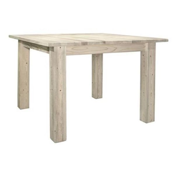 Montana Woodworks Montana Woodworks MWHCDT4PSSL36 Homestead Square 4 Post Dining Table; Stain & Lacquer - MWHCDT4PSSL36