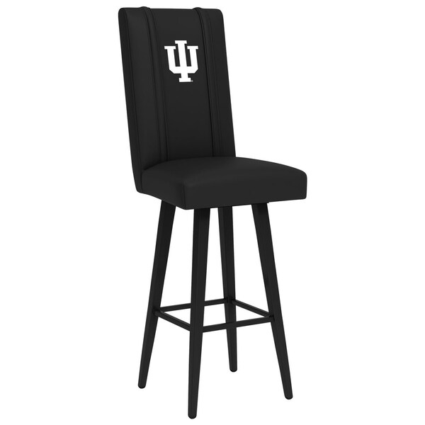 Dreamseat Swivel Bar Stool 2000 with Indiana University Trident Logo - XZ2000BSSBLK-PSCOL13900