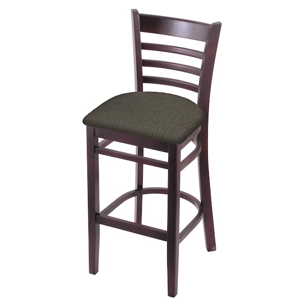 Holland Bar Stool Co 30" Bar Stool, Dark Cherry Finish, Graph Chalice Seat - 314030DC019