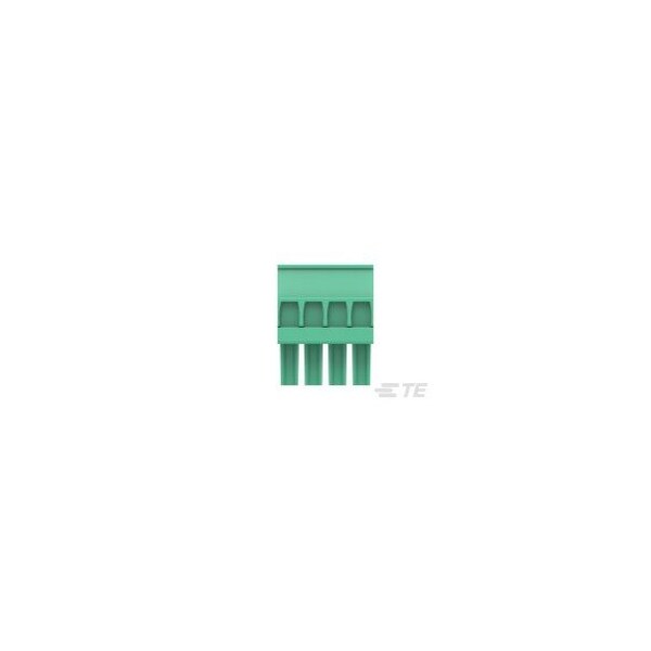 Te Connectivity Str Plug  3.81mm  Green  LH  4 - 1986375-4
