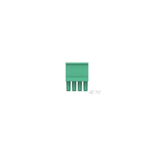 Te Connectivity Str Plug  3.81mm  Green  LH  4 - 1986375-4
