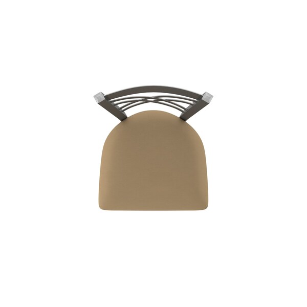 Holland Bar Stool Co 820 Catalina Stainless Steel 36in Swivel Bar Stool with Canter Sand Seat - 82036SS013