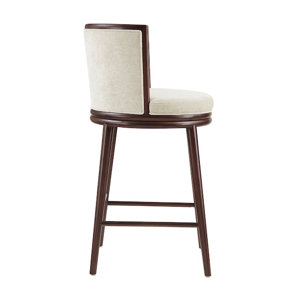 Manhattan Comfort Evalyn Barstool in Cream - Set of 2 - 2-BS024-CR