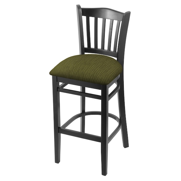 Holland Bar Stool Co 30" Bar Stool, Black Finish, Graph Parrot Seat - 312030BLK015