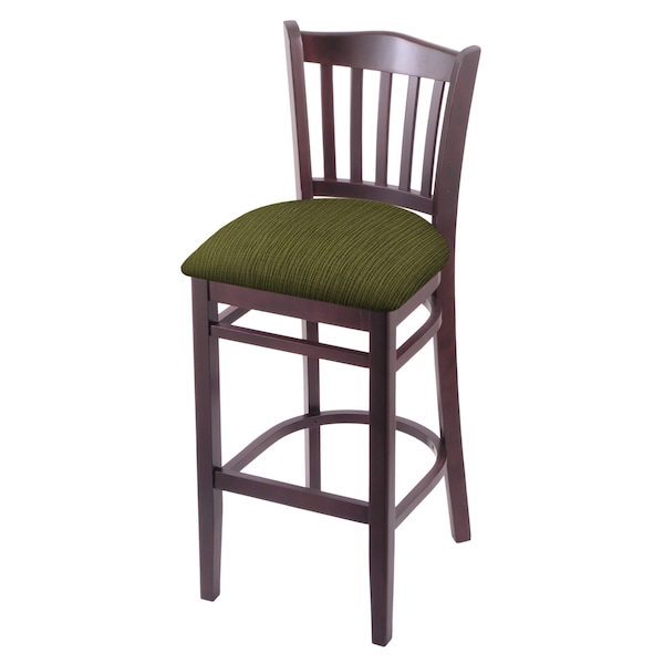 Holland Bar Stool Co 30" Bar Stool, Dark Cherry Finish, Graph Parrot Seat - 312030DC015
