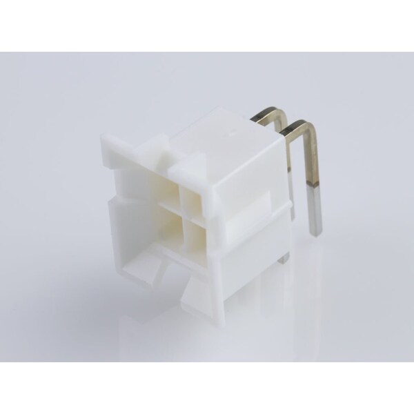 Molex Rectangular Power Connector, 4 Contact(S), Male, Solder Terminal, Receptacle - 15246043