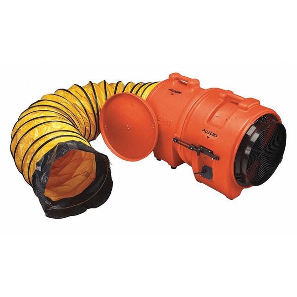 Allegro Industries DC Plastic Blower, 25ft. Ducting, 16" - 9556-25