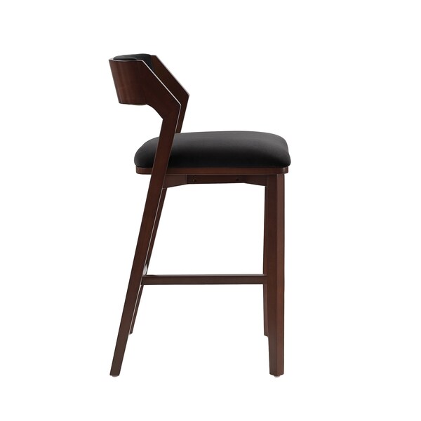 Manhattan Comfort Patricia Barstool in Black - BS026-BK