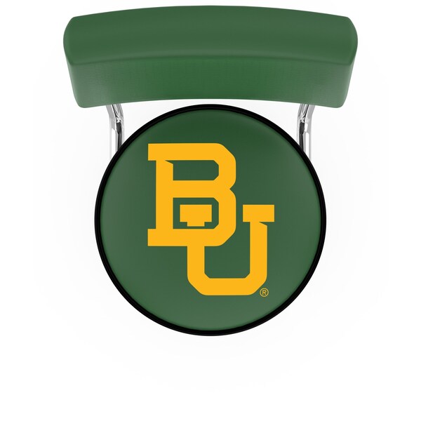 Holland Bar Stool Co 25" Chrome 2-Ring Baylor Swivel Bar Stool, Back - L7C425BAYLOR