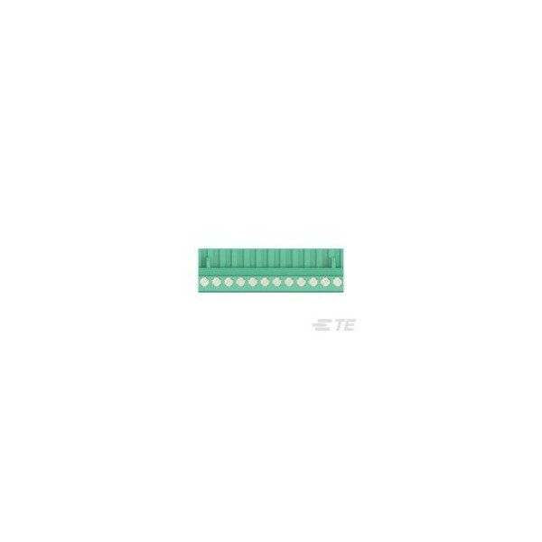 Te Connectivity Strip Terminal Block, 15A, 3Mm2, 1 Row(S), 1 Deck(S) - 1-796634-2