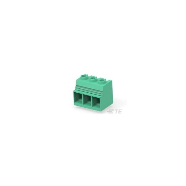 Te Connectivity Power Connector  15.0mm  Green  3 posn - 1986242-3
