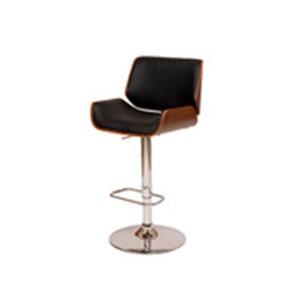 Powerplay Armen Art Furniture London Swivel Barstool In Black Pu - PO165818
