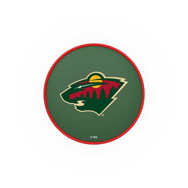Holland Bar Stool Co 30" 4" Minnesota Wild Cushion Seat, Blk Wrinkle Base Swivel Bar Stool - L8B130MINWLD