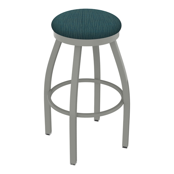 Holland Bar Stool Co 30" Swivel Bar Stool, Nickel Finish, Graph Tidal Seat - 80230AN022