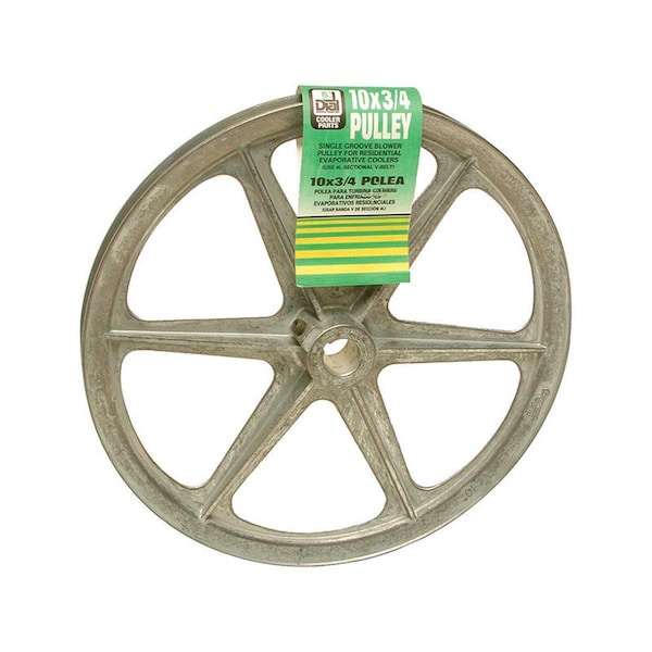 Dial Mfg 10 x 0.75 in. Zinc Plated Blower Pulley - 4515037