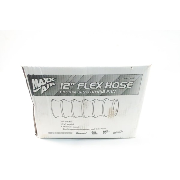 Maxx Air Portable Blower Hose 12In 20Ft Flexible Tube And Hose - HVHF12HOSE