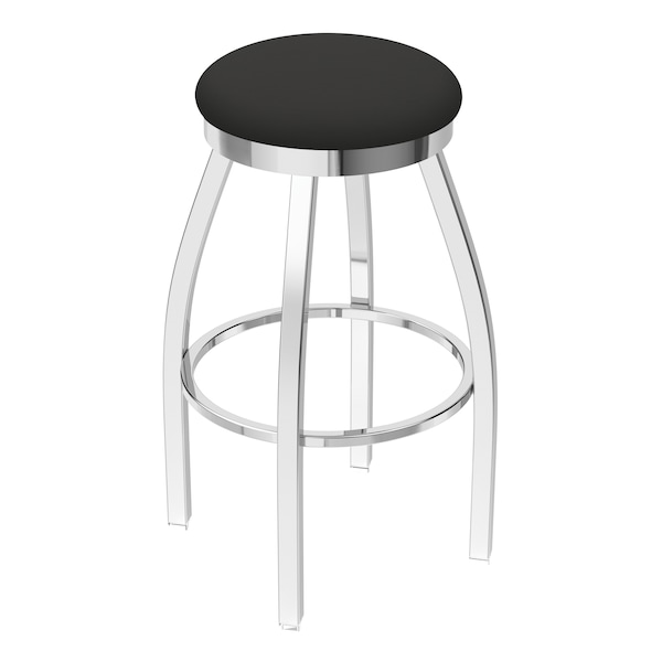 Holland Bar Stool Co 30" Swivel Bar Stool, Chrome Finish, Canter Iron Seat - 80230CH008